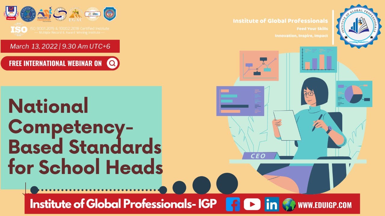 National CompetencyBased Standards for School Heads YouTube
