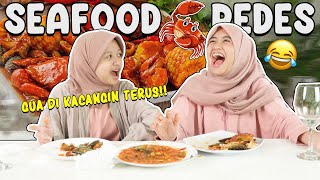 MUKBANG SEAFOOD PEDES // HALDA KESEL DIKACANGIN..