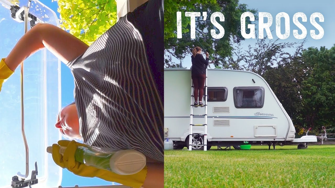 Cleaning My Dirty Caravan In Gore Tar, Mud & Mould YouTube