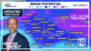 Snow Storm Update: Vlog 10am Thursday 1/29/2026: Saturday will be a windy, cold, and snowy day.