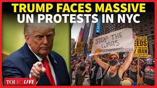 LIVE | Trump Hit With Massive Iran Protests During UN Speech; NYC Streets Get Chaotic