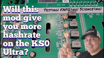 Iceriver KS0 ULTRA Kaspa ASIC TESTING! (More hashrate with copper heatsinks?)
