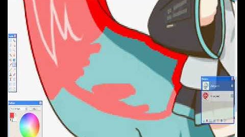 Miku Hatsune mit Paint.Net