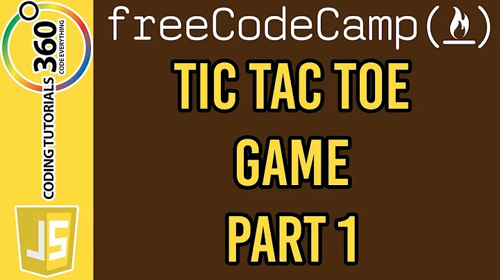 Tic Tac Toe Game Part 1 jQuery: Free Code Camp Advanced Front End Projects