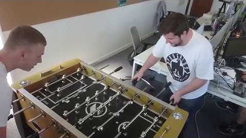 Foosball hack with Raspberry Pi