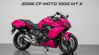 FINALLY LAUNCHED! 2026 CF Moto 1000 MT-X Is a Total Adventure Beast! 🔥🏍️