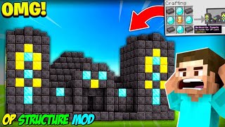 MINECRAFT BUT I CAN CRAFT OP STRUCTURES MOD