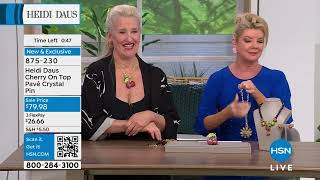 Heidi Daus Cherry On Top Pav Crystal Pin