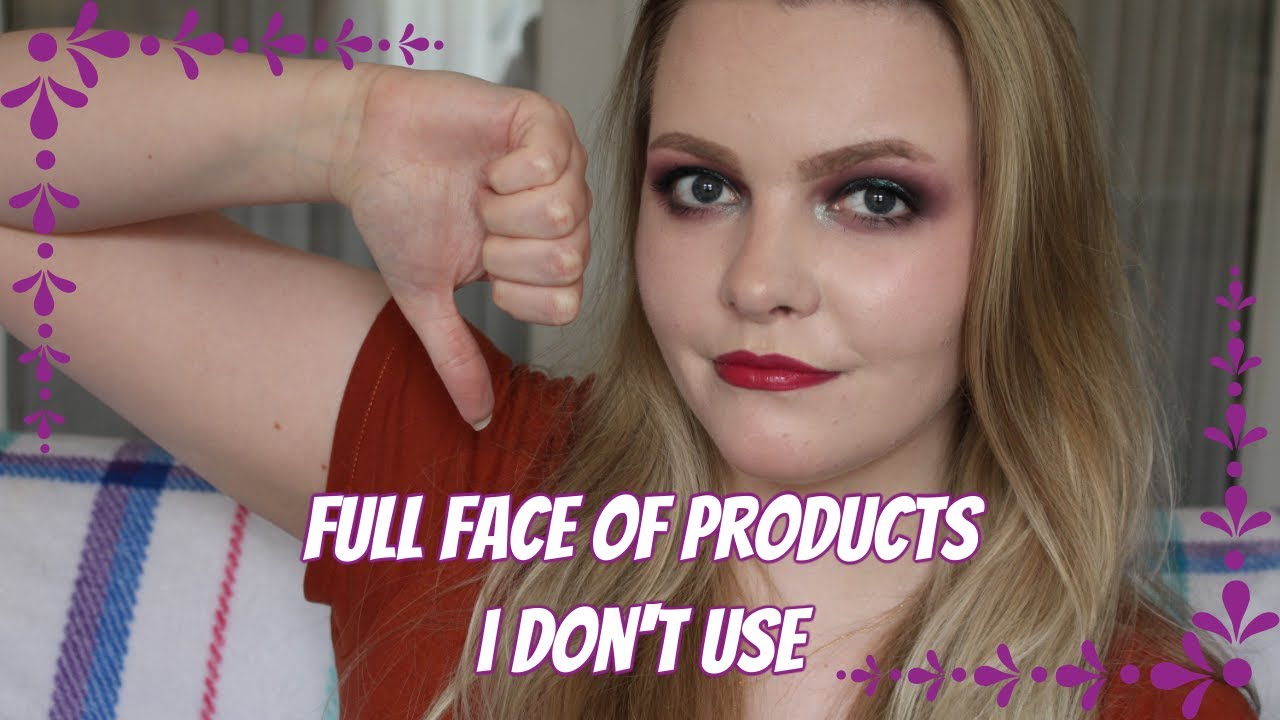 FULL FACE OF MAKE UP I DON'T REACH FOR | Effys Place