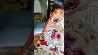 Dori piping perfect corner on dupatta/chak daman|dori piping lagany ka asan tarika#shorts#viralvideo