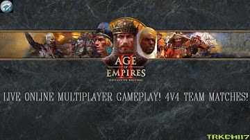 Age of Empires II: Definitive Edition LIVE 4v4 Multiplayer Matches Gameplay! Ultra Graphics @60FPS!
