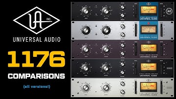 UAD 1176 Compressor Comparison (ALL Five Versions!)