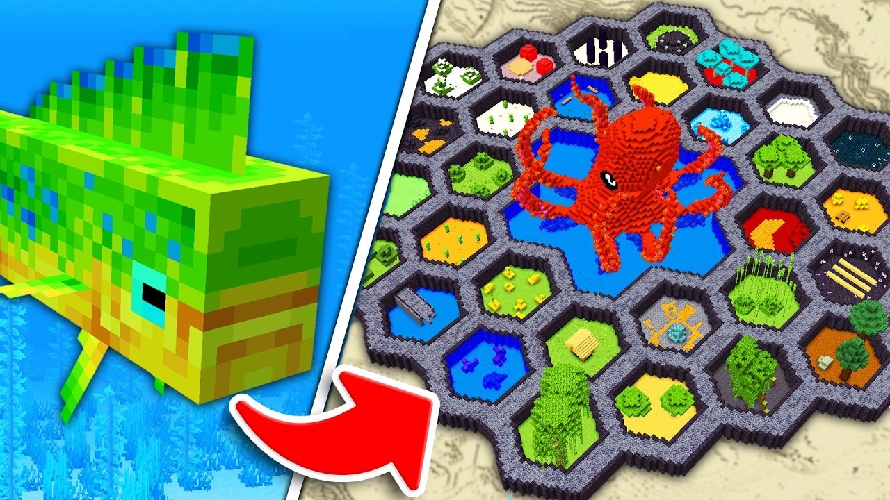 Я Построил АКВАРИУМ для Реальных Животных в Майнкрафт! (Luchino На Русском)