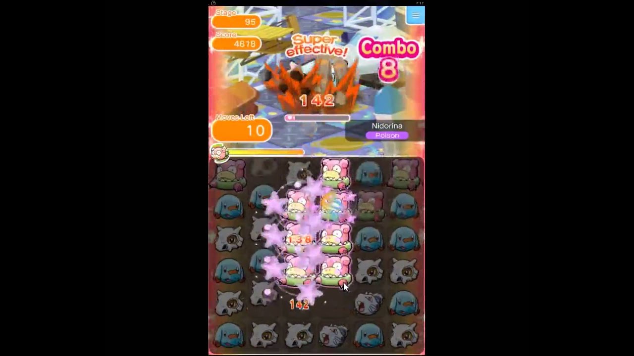 Pokemon Shuffle Stage 95