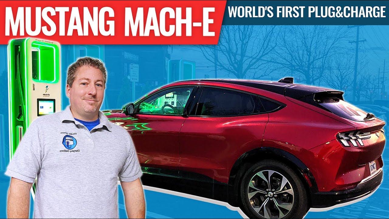 Mustang MachE World's First Plug&Charge YouTube