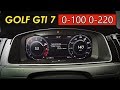 Volkswagen Golf GTI 2.0TSI (230 HP) DSG6 acceleration 0-140, 140-220, 100-180 Динамика Гольф ГТИ