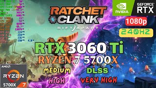 Ratchet & Clank Rift Apart RTX 3060 TI Ryzen 7 5700X | DLSS All Settings | TEST 2023