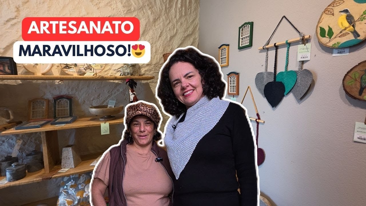 Se Surpreenda Com Essa Loja de Artesanatos Incrível em Lavras Novas!