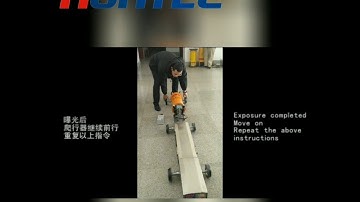 HUATEC HXPC B1X X Ray Pipeline Crawler Operation Video