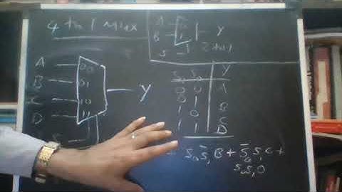 Digital Logic Circuits Lecture 12.2 4to1 Multiplexer by S. B. Sivasubramaniyan, MSEC...