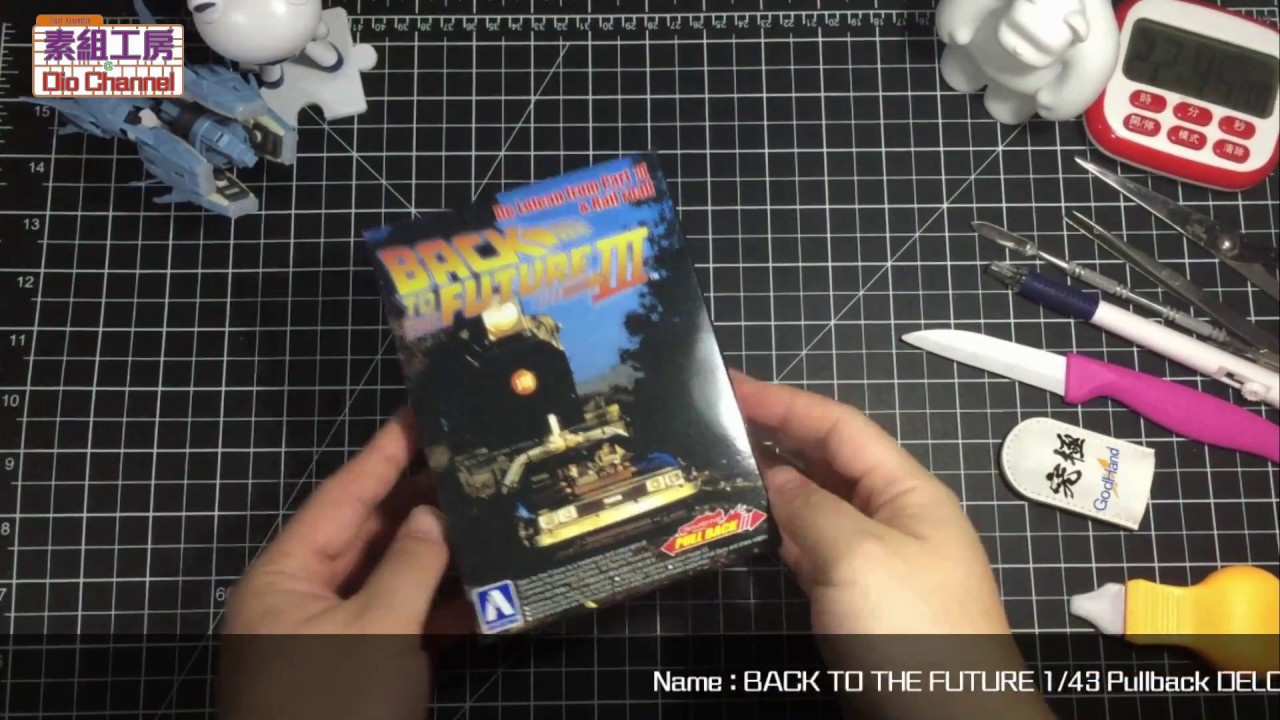 BACK TO THE FUTURE III 1/43 DE LORERAN RAILROAD VERSION MODEL KIT BY AOSHIMA BACK TO THE FUTURE III 1/43 DE LORERAN RAILROAD VERSION MODEL KIT BY AOSHIMA