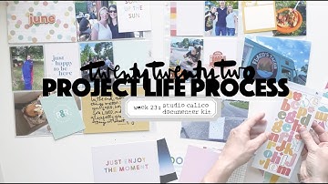 2022 Project Life Process: Week 23 Studio Calico June Documenter Kit