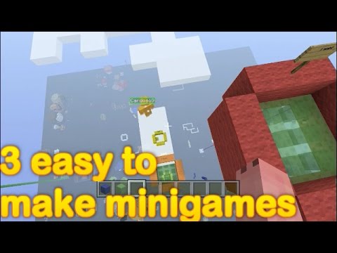 Minecraft - 3 easy to make mini games (part 13) - YouTube