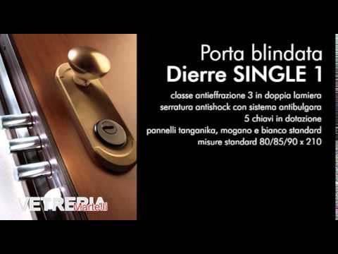 Offerta Porta Blindata Dierre Single One - YouTube Offerta Porta Blindata Dierre Single One - YouTube
