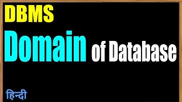 Domain of Database | Create domain | Jayesh Umre