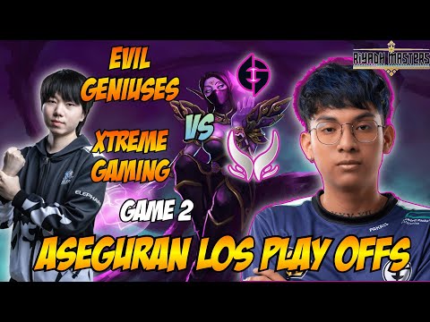 Evil Geniuses VS Xtreme Gaming GAME 2 RIYAD MASTER SEASON 2 | PARTIDAZA PARA ASEGURAR PLAY OFFS.