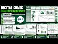 Digital Comic Startups Dashboard in Excel