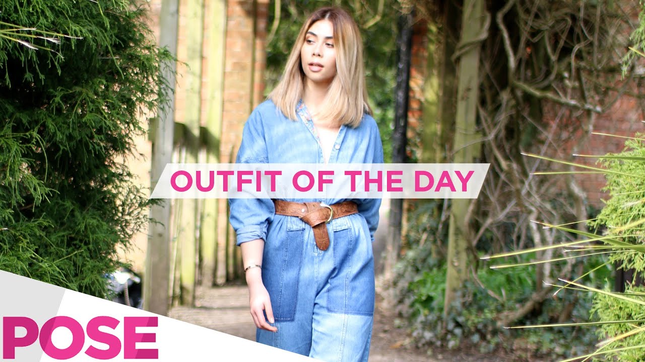70s Denim Utility Suit | Tara's OOTD 4