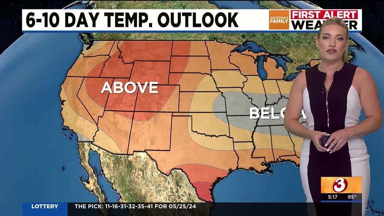 Temperatures could hit 105 degrees in Phoenix area this week - YouTube