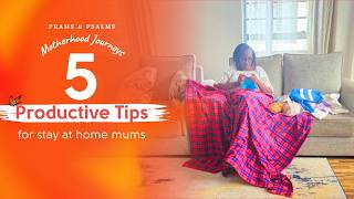 5 productive(&money making) tips for Stay-at-Home-Moms (SAHMs)