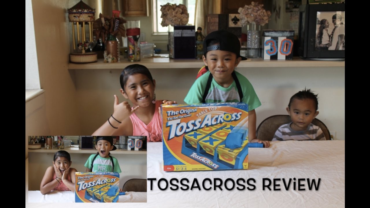 TossAcross Table Top Toy Review, TicTacToe Game Baybayan's YouTube