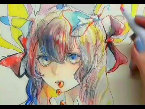 アナログイラストメイキング Youtube