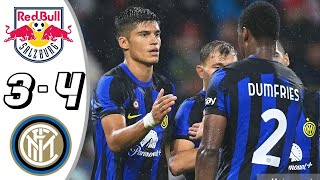 Red Bull Salzburg Inter Milan 3-4 Club Friendly & All Goals & Highlights 2023