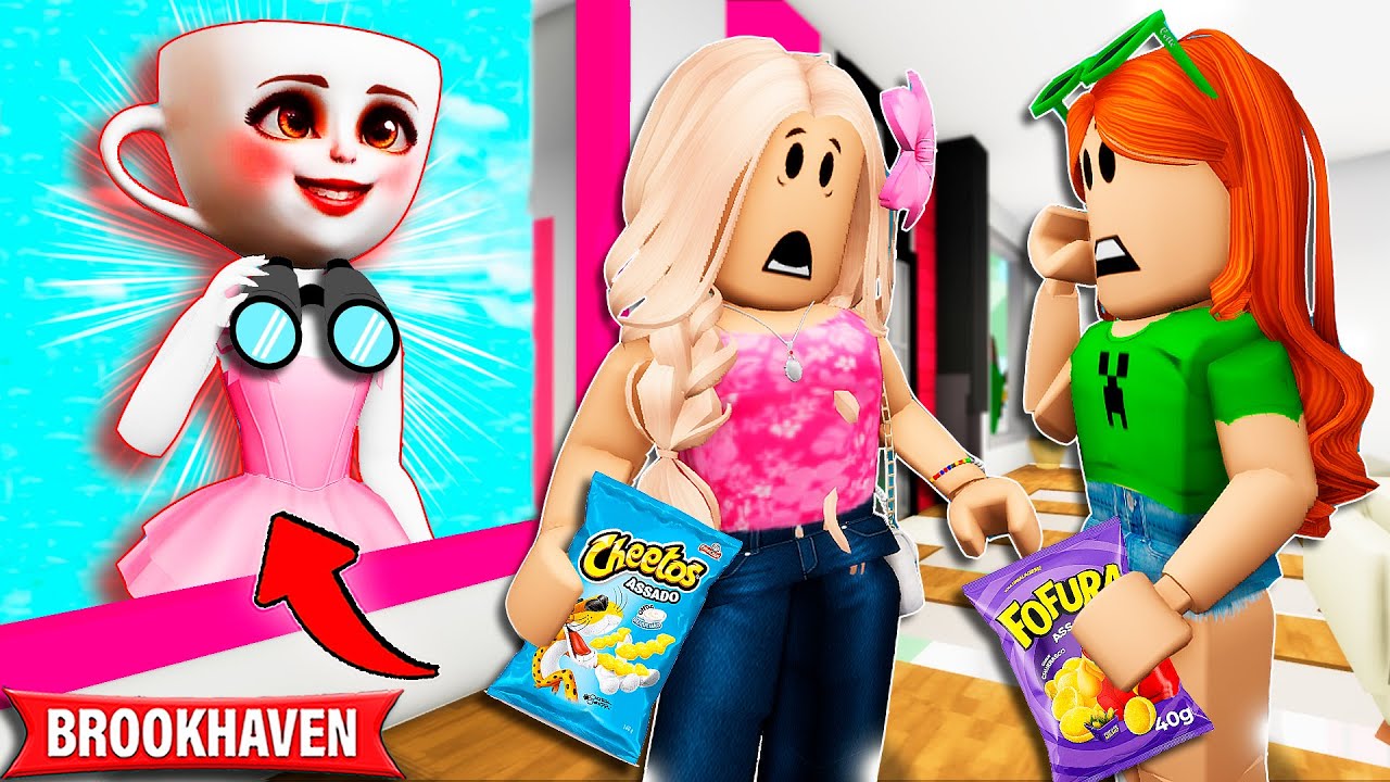 A BALLERINA CAPPUCCINA ESTÁ NOS ESPIONANDO | Historinhas Brookhaven Roblox | Bibi e Lud