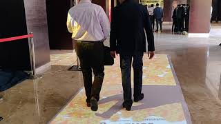 Interactive Floor at Cipla Corporate Event by Magik Touch