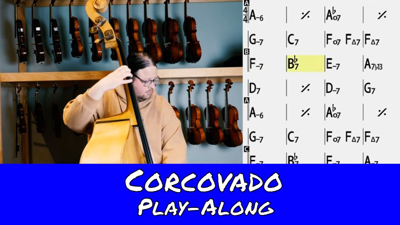 Corcovado (Jobim) Play-Along | Bass & Drums Jam Track