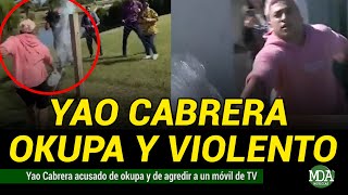 YAO CABRERA SACADO: agredió al móvil de CRÓNICA TV con PIROTECNIA y AGUA | TODOS LOS VIDEOS