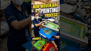 How to Non-Woven Bags Are Printed! #shorts | Printing Machine In Action | #shortsvideo #ScreenPrint