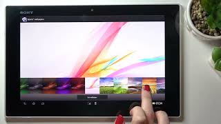 How to Change Wallpaper on Sony Xperia Tablet Z - Set Up Wallpaper screenshot 5