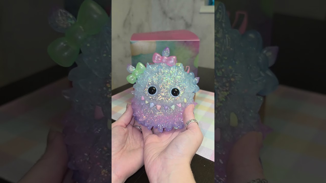 BOWY LAVENDER SKY GLITTER G.I.D 蓄光 Instinctoy Bowy, Lavender Sky Glitter, 'G.I.D' #unboxwithme