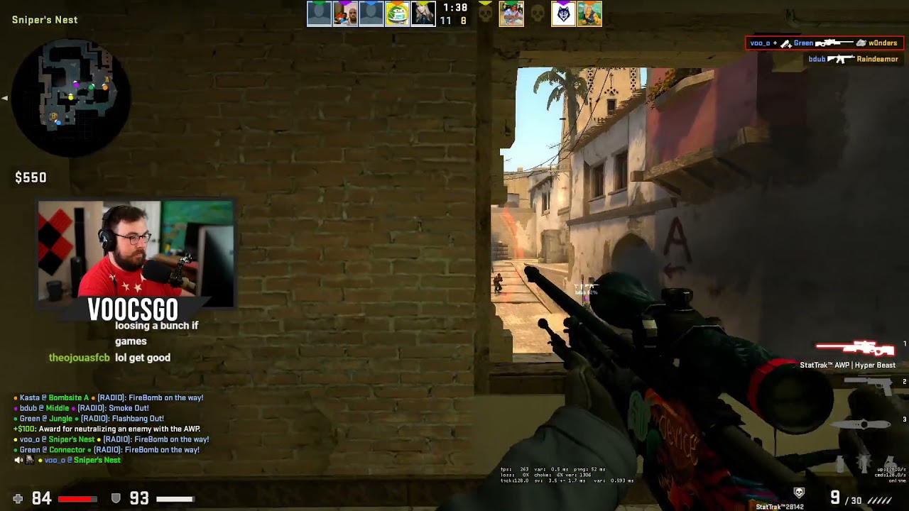 quadruple nade stack for... 14 damage