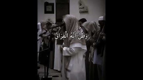 تلاوة خاشعة نادرة الشيخ محمد اللحيدان ﴿ كَلَّا إِذَا بَلَغَتِ التَّرَاقِيَ ﴾ سورة القيامة