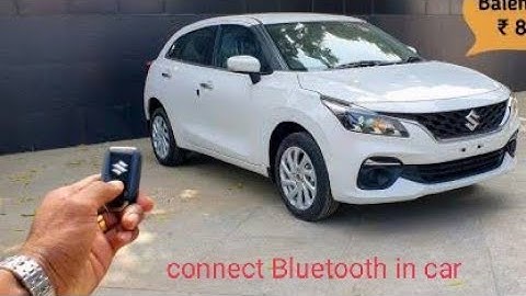 How to connect Bluetooth in Baleno Zeta car