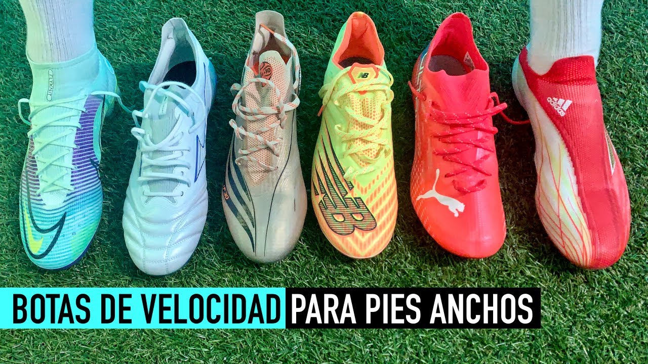 BOTAS DE VELOCIDAD PARA PIES ANCHOS