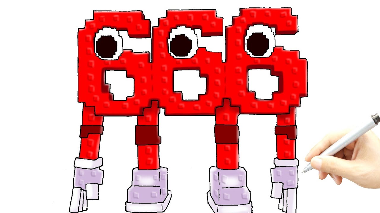 Drawing Using 666 How to draw 666 steal a brainrot - YouTube
