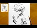 تعلم رسم كيلوا رسم أنمي بالقلم الرصاص خطوة بخطوة